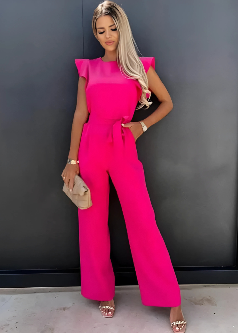 Panthère Wide-Leg Jumpsuit