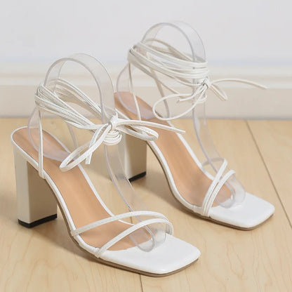 Labyrinth Ankle Strap Heels