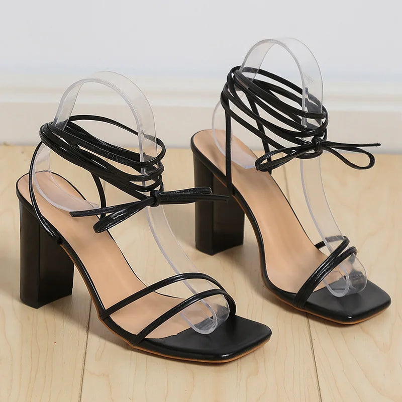 Labyrinth Ankle Strap Heels