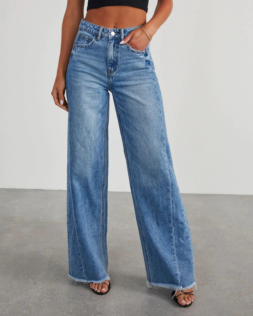 Palazzino Wide-Leg Jeans