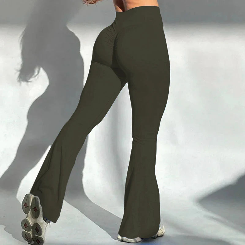 Hourglass Flare High-Waist Leggings