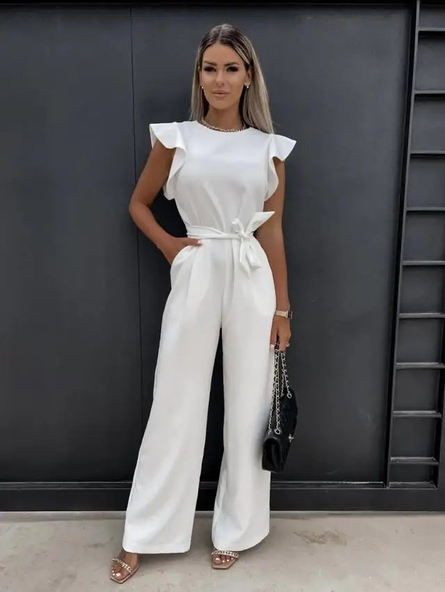 Panthère Wide-Leg Jumpsuit