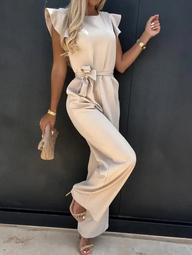 Panthère Wide-Leg Jumpsuit