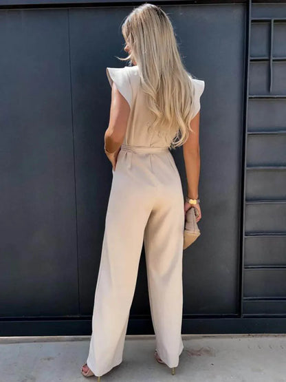 Panthère Wide-Leg Jumpsuit