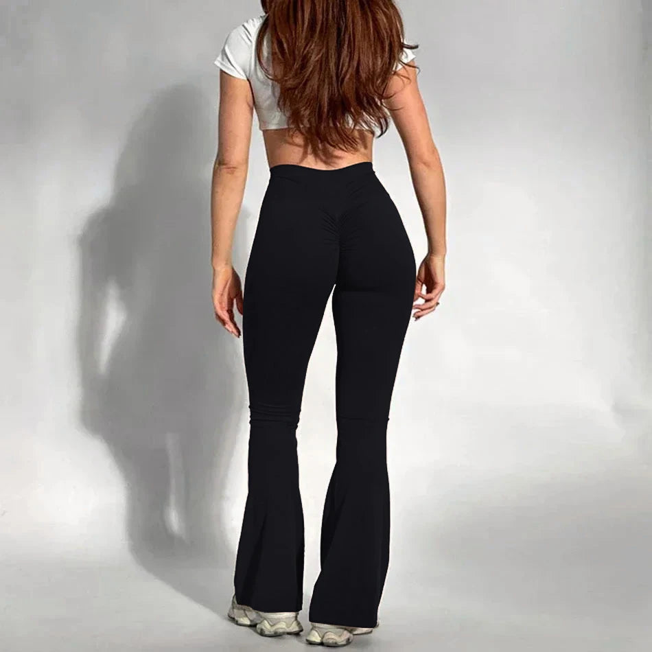 Hourglass Flare High-Waist Leggings