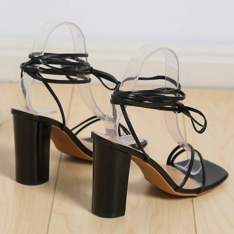 Labyrinth Ankle Strap Heels