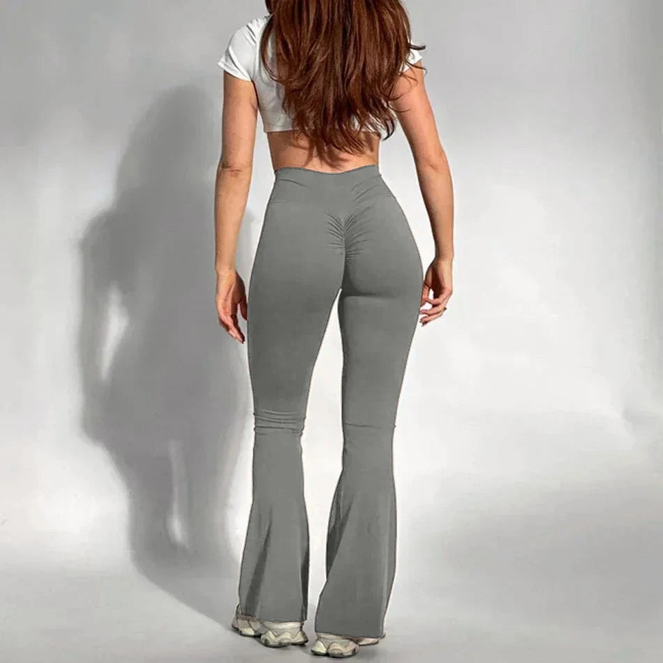 Hourglass Flare High-Waist Leggings