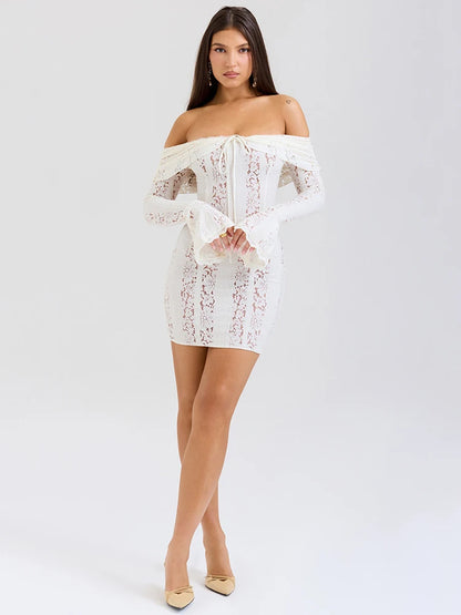 Celeste Lace Mini-Dress